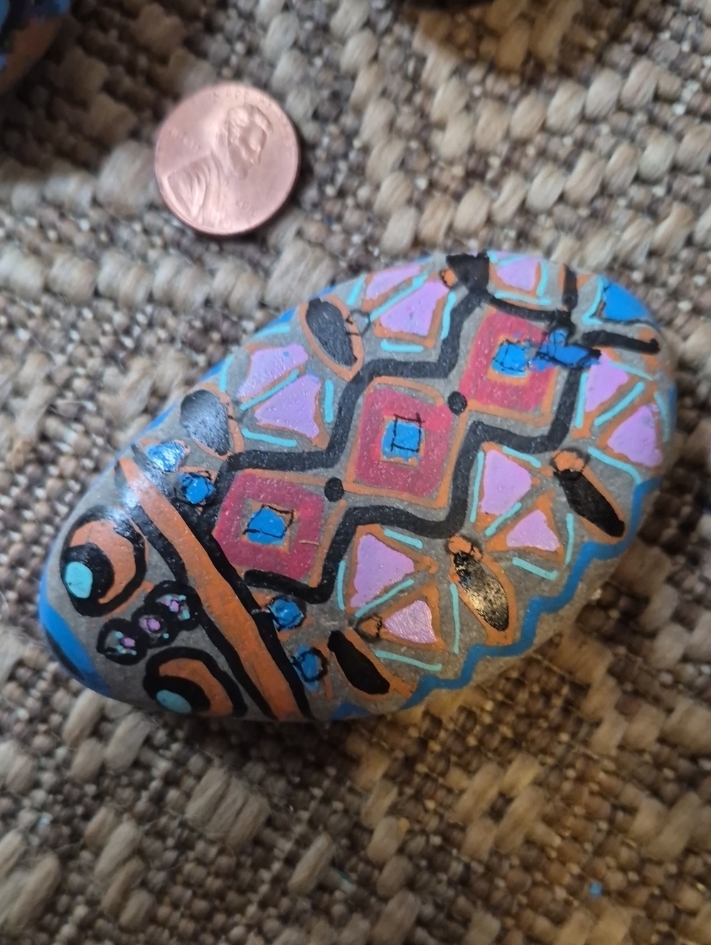 Painted Rocks, Snakes And Bug - Picture 4 of 4